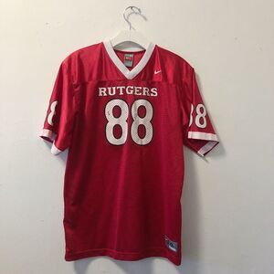 Nike Rutgers University Scarlet Knights #88 Football Jersey Rare VTG Youth XL